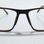 Gafas pues montura para hombre color cafe