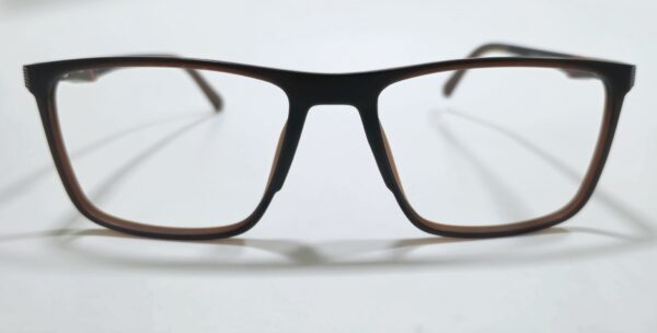 Gafas pues montura para hombre color cafe