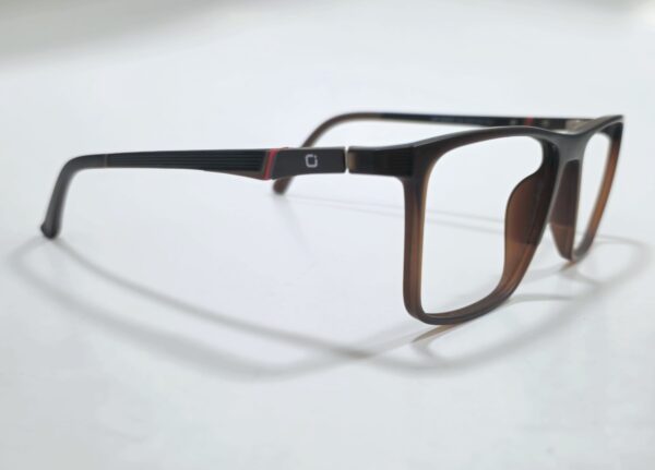 Gafas pues montura para hombre color cafe - Imagen 4