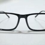 Gafas pues - montura para hombre negro brillante