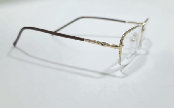 Gafas pues - montura unisex al aire dorado - cafe - Imagen 4