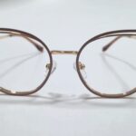 Gafas pues - montura en tendencia para mujer, apta para formular lentes oftalmicos morado oscuro
