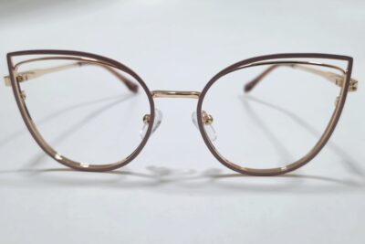Gafas pues - montura en tendencia para mujer, apta para formular lentes oftalmicos morado oscuro