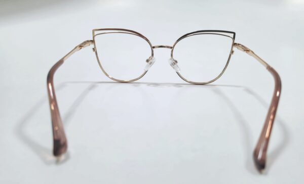 Gafas pues - montura en tendencia para mujer, apta para formular lentes oftalmicos morado oscuro - Imagen 3