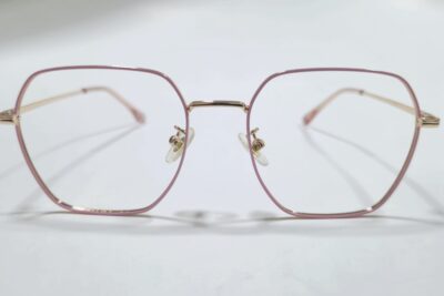 Gafas pues - tendencia montura para mujer rosado